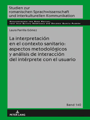 cover image of La interpretación en el contexto sanitario